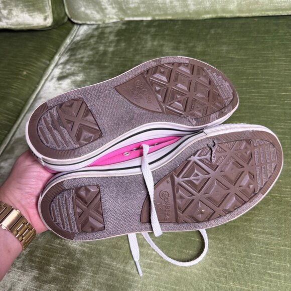 Converse All Star Pink Canvas Lace-Up Sneakers Womens Size 8 Mens 6 - Picture 6 of 7